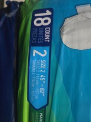 Lot of 2 Prevail Per-Fit 360* Daily Briefs Maximum Plus 18 Ct – Size 2
