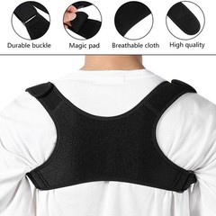 Adjustable Posture Corrector Low Back Support Shoulder Brace Belt for Men Women