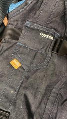 Firefly Upsee Upright Mobility Harness Denim & Blue Foot Straps NOT Included MED