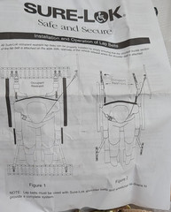 FE588Amtran Sure-Lok Series A Wheelchair Securement L Track Lap Shoulder Belt