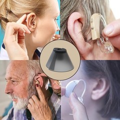 20 Pcs Soft Tulip Ear Tips for Hearing Aids – Comfortable Open Fit Earbuds, Easy