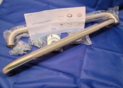 2Pack 18in Stainless Steel Anti Slip Grab Bars For Bathtub Shower Safty Handle