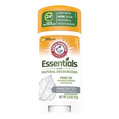 Arm & Arm Essentials Solid Deodorant Unscented 2.5 Oz Pack Of 12
