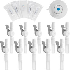 10 Pcs Comfort Flow Catheter Valves – Easy to Use Lever Tap Smooth Edges an