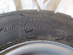 Front or Rear Wheel & Tires from Pride Baja Raptor Scooter