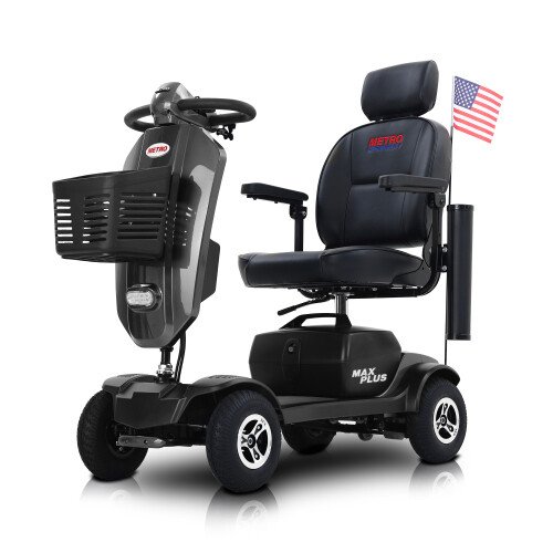 4 Wheels Outdoor Compact Mobility Scooter 20AH Lead acid Battery 300W Motor