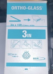 Ortho-Glass Synthetic Roll Splint 3 in x 15 ft White/Teal OG-3L1 71983-21