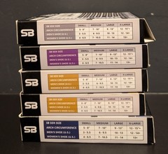 Lot of 5 – SB SOX Compression Foot Sleeves Men & Women Pain Relief Size XL – NEW