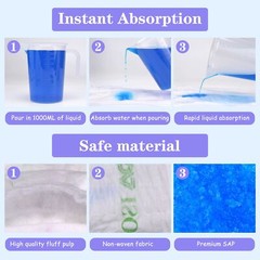 Aimisin Super Absorbency Adult Diaper, Incontinence Diapers with Tabs Men Women