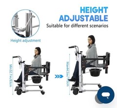 GARVEE Hydraulic Patient Lift Transfer Chair