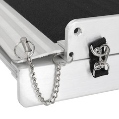 6ft Aluminum Folding Wheelchair Ramp Handicap Scooter Ramp Non-Slip 800LBS