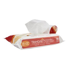 224 Pack Tranquility Personal Cleansing Wipe 9 x 13″, Premium washcloths #3101