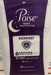 Poise Fresh Protection Pads Maximum 36 Pads