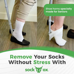 Sock Ox by Easy to Use Products – Adjustable Sock Aid Device for Seniors – Not f