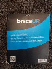 BraceUP Plus Size Back Brace – 5XL Extra Large (74-86 inches)