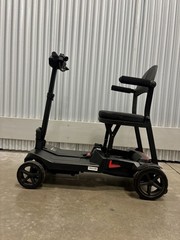 4-Wheeled Foldable Electric Mobility Scooter Black/red，black/yellow，silver