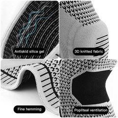 Knee Sleeves Compression Brace Support Sport Joint Injury Pain Arthritis Relief