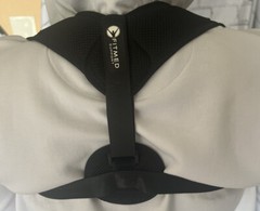 Upper Back Brace Posture Corrector for Unisex – Black Neck Back Strains