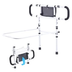 SVOPES Bed Rails for Elderly, 180 Foldable, 450 LBS Capacity, Senior Safety