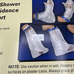 Saf-T-Seal Hand, Arm, Foot & Leg Cast And Bandage Protector / Long Arm / 39″