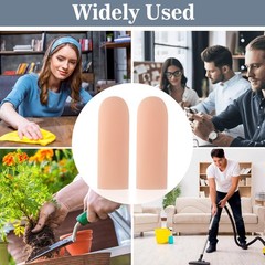 20 PCS Clear Silicone Gel Finger Sleeve Protectors, 1.97-Inch, Arthritis