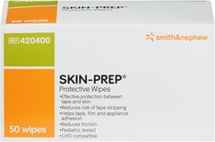 Convenient 50 Count Skin-Prep Protective Wipes – Sterile & Non-Sensitizing