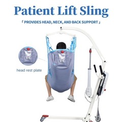 Mathgetin Full Body Patient Lift Sling Lift Sling For Transfer And Positioning