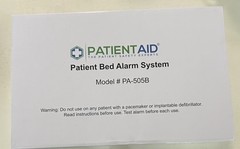 New In Box Patient Aid Bed Alarm Fall Prevention System Model# PA-505B