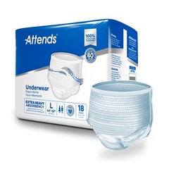 Attends Disposable Underwear Large APV30 Absorbent 72 Ct