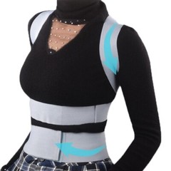 Invisible Chest Back Corrector Scoliosis Posture Brace Support Therapy