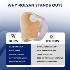 Rolyan – Palm Protector – Left Hand – Single Pack, Soft Padded Standard Glove