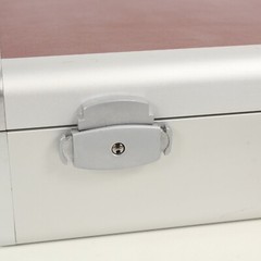 MED-EL COCHLEAR IMPLANT HARD BRIEFCASE W/LOCKS, KEY AND FOAM COMPARTMENT INSERT.