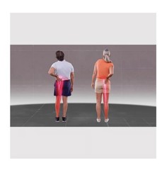 BeActive+ Plus Wrap Adjustable Calf Wrap Brace for Back Pain/Sciatica, Black