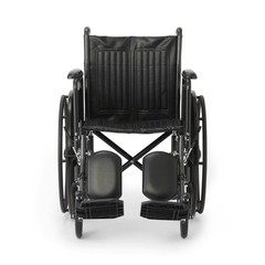 Medline Excel K1 Basic Wheelchair 18″ Wide Seat with ELR Leg Rests