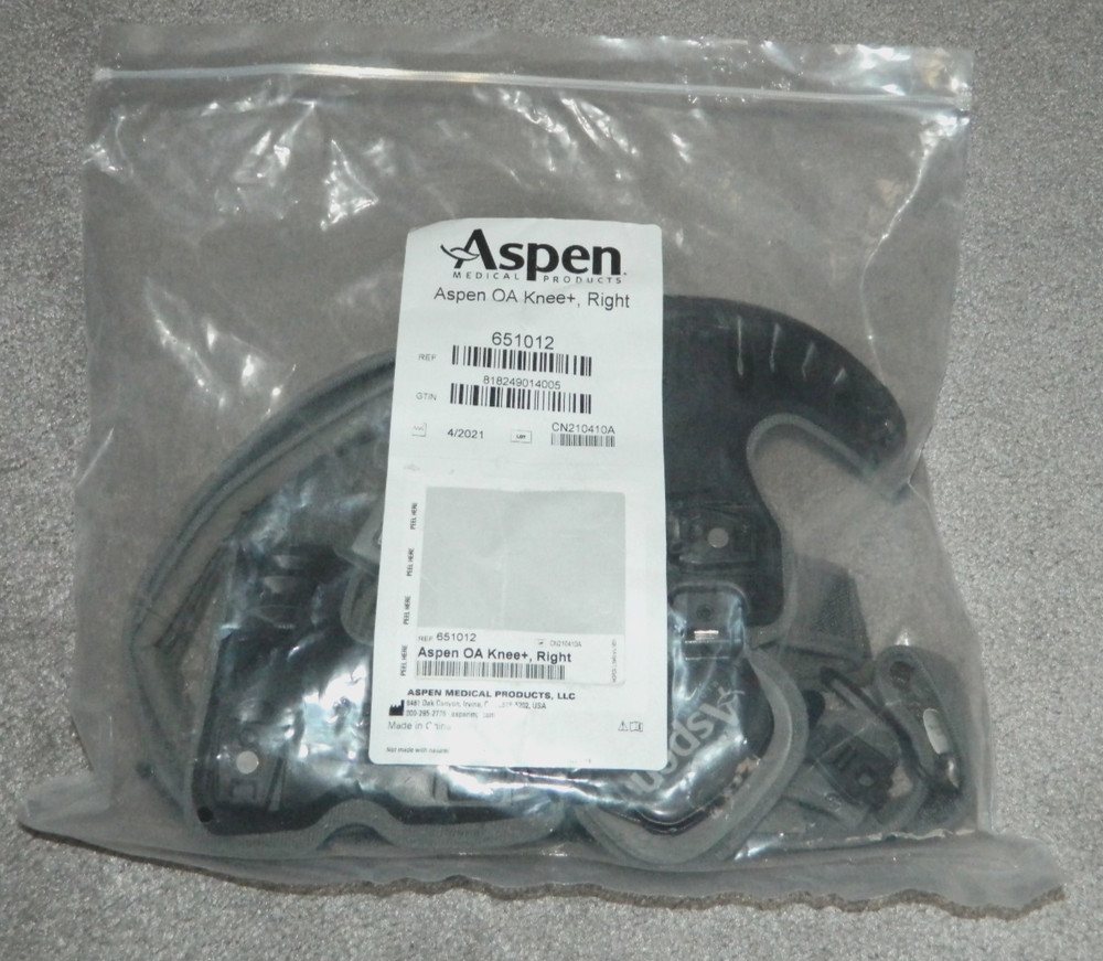 NEW & Never Used Aspen Medical OA Knee+ Right Brace Model 651012