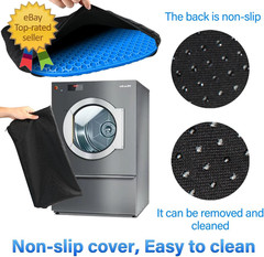 Large Gel Seat Cushion for Long Sitting with Non-Slip Cover,Soft & Breathable