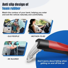 Car Mobility Assist Handle – Auto Cane Door Support for Elderly Disabled Drivers