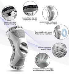 Plus Size Knee Brace for Knee Pain, Knee Support with Side Stabilizers & Pate…