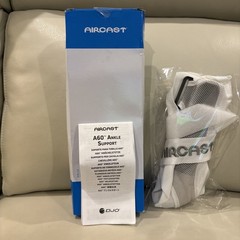 Aircast A60 Ankle Support Brace, 1 Count (Pack of 1), White (Right Foot), Small