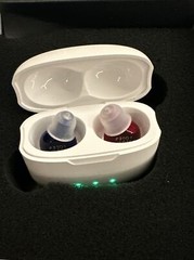 F20D1 Pair CIC Rechargeable Hearing Aid Amplifier Invisible Ear Sound ITC