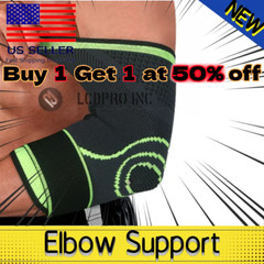 Elbow Brace Compression Support Sleeve Arthritis Tendonitis Reduce Joint Pain