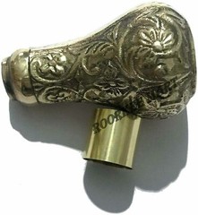 Antique Brass Steel Solid Metal Knob Handle For Walking Stick Cane Best Gifts