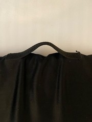 Purple Gel Seat Cushion Black Removable Zip Cover Lightweight Orthopedic Support