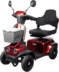350W Senior Mobility Scooter 48V 20Ah 37 miles Long Range 300lbs 8Mph Low Speed