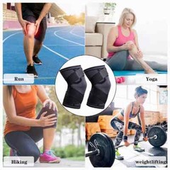 2 × Knee Brace Compression Sleeve w/ Strap Pain Relief Knee Support Arthritis US