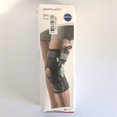 Donjoy Deluxe Hinged Knee Wrap Drytex Sleeve Open Popliteal XL