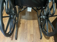 Drive Medical Silver Sport Reclining Wheelchair Elevating Leg Rests 18″ 16″ Seat