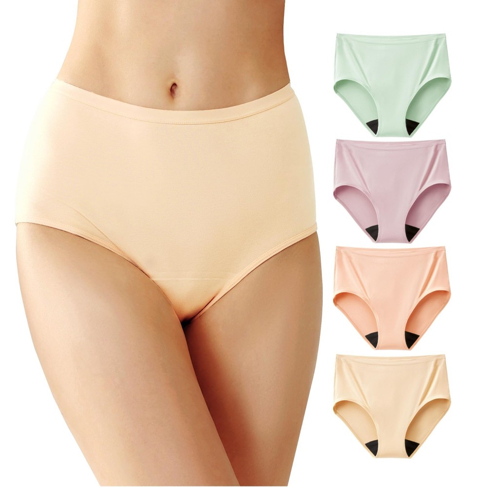 Battewa Cotton Incontinence Underwear Womens High Waisted Leak Proof Sizer 4XL