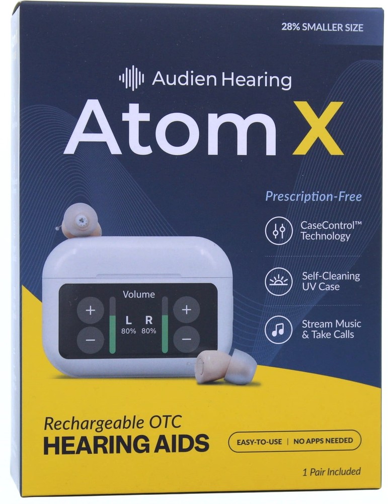 Audien Hearing Atom X Hearing Aids