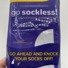 Dr Scholl’s Go Sockless! Cushioning Insoles for Women Men Unisex, 3 Pairs, BNIP